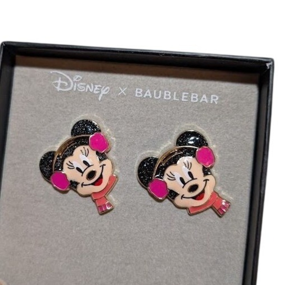 Disney X Baublebar post stud earrings Minnie Mouse New‎ in Box